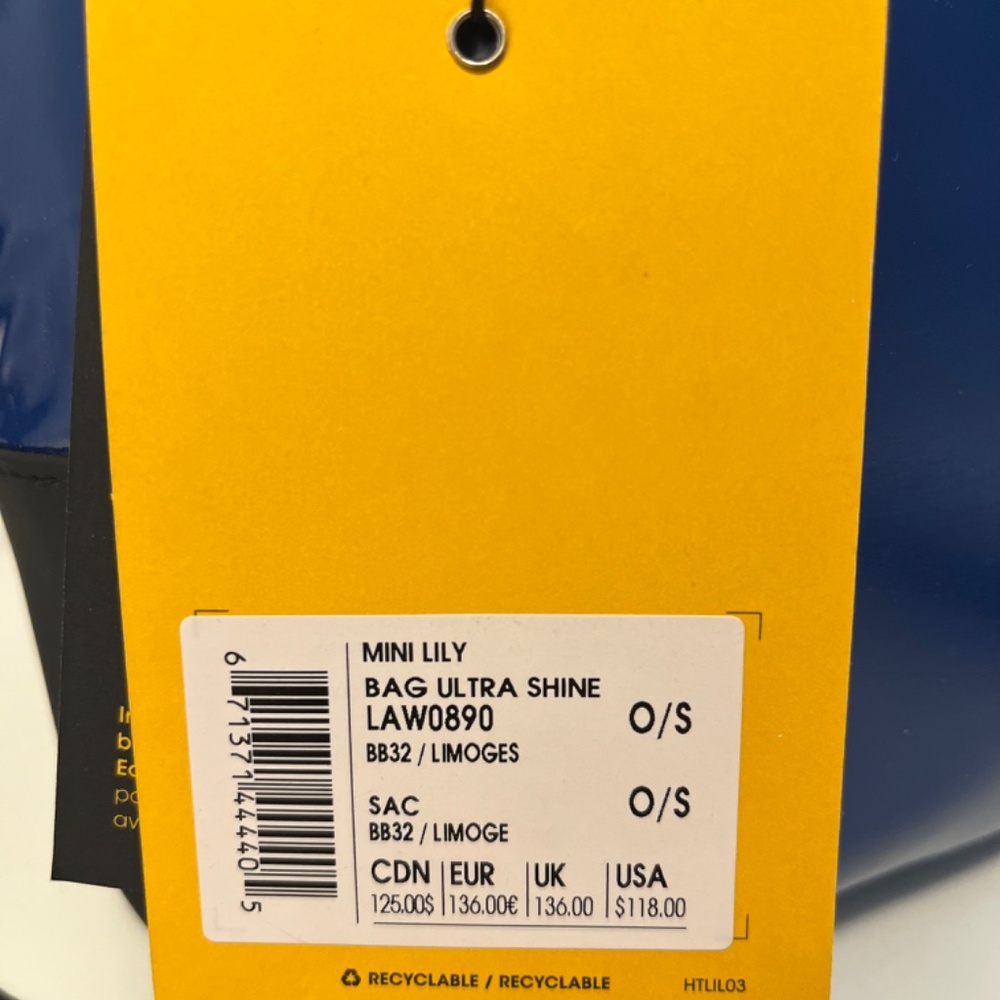 lolё  Mini lily Bag Ultra Shine blue - Picture 3 of 9